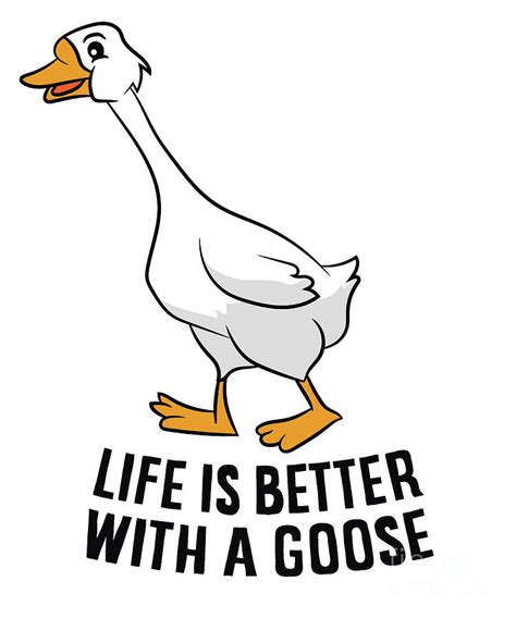 Funny Goose Life Is Better With A Goose Tapestry Textile By Eq Designs Fine Art America