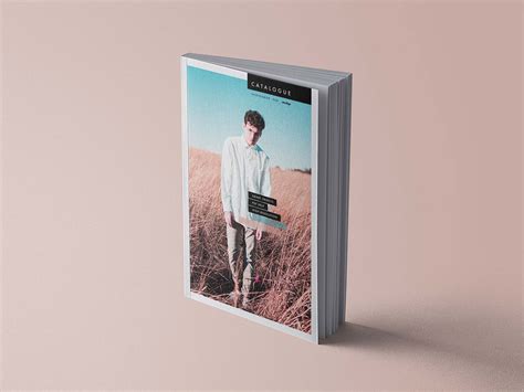 Free Catalog Book Mockup (PSD)