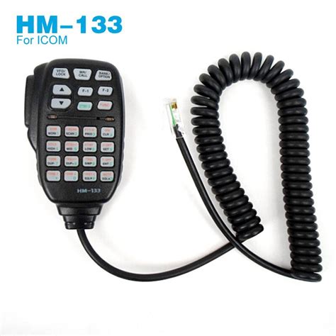8 Pin RJ 45 Plug DTMF HM 133 Car Radio Handheld Mic Speaker Microphone ...