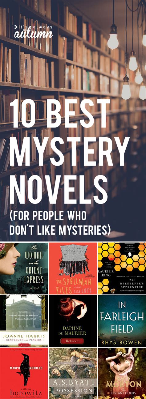 There really is no better distraction than a good mystery novel. Best mystery book series for adults bi-coa.org