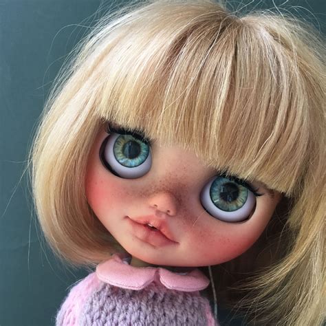 Custom Blythe Doll Reroot Blythe Dolls For Sale Ooak Dolls Dry Clay