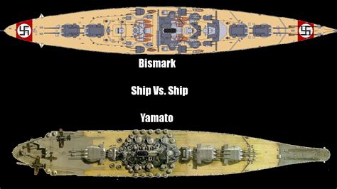 Ship Vs Ship Ep1 Yamato Vs Bismark Youtube