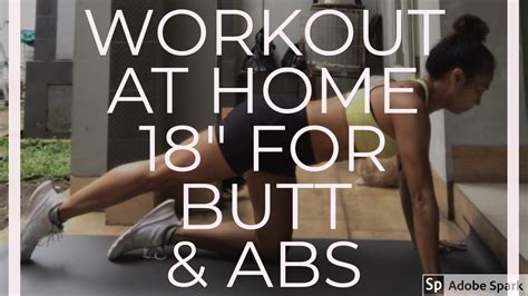 Workout At Home 18 For Butt And Abs Youtube