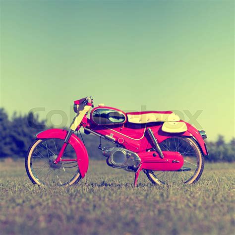 Retro Motorcycle Concept Stock Image Colourbox