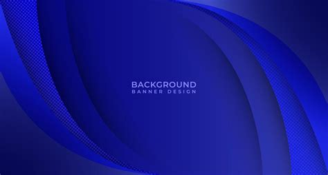Elegant Blue Background Template Design For Banner Flyer Business