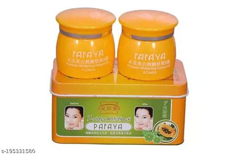 Papaya Whitening Cream For Face Anti Freckle Natural Botanical Formula