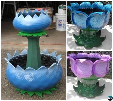 Recycled Tire Flower Pots He Blogosphere Lightbox