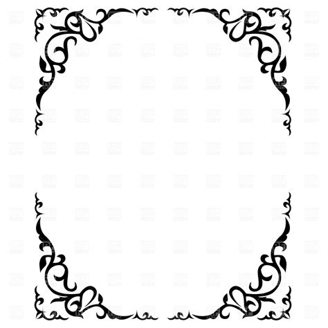 17 Ornate Border Vector Free Images Free Decorative Borders And