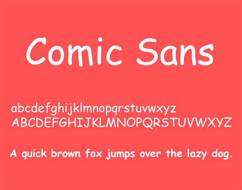 Comic Sans Font Free Free Fonts