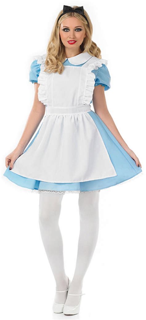 Traditional Alice Costume Adult Book Day Fancy Dress Mega Fancy Dress