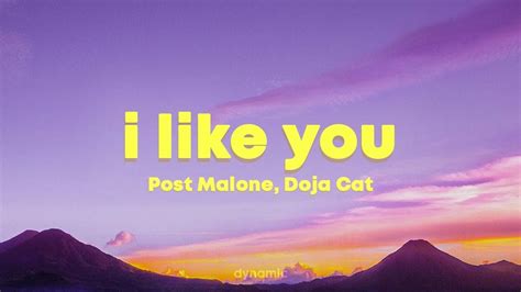 Post Malone I Like You A Happier Song Lyrics Ft Doja Cat Youtube