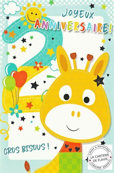 Message Anniversaire 2 Ans