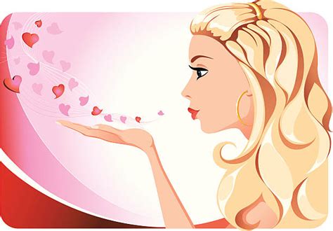 10 Blonde Kissing Background Stock Illustrations Royalty Free Vector