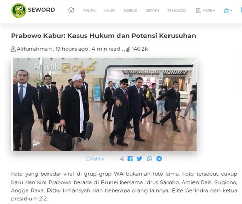 kronologi prabowo kabur ke luar negeri tagar