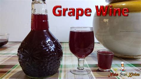 Grape Wine Recipe Healthy Home Made Red Wine How To Make Healthy
