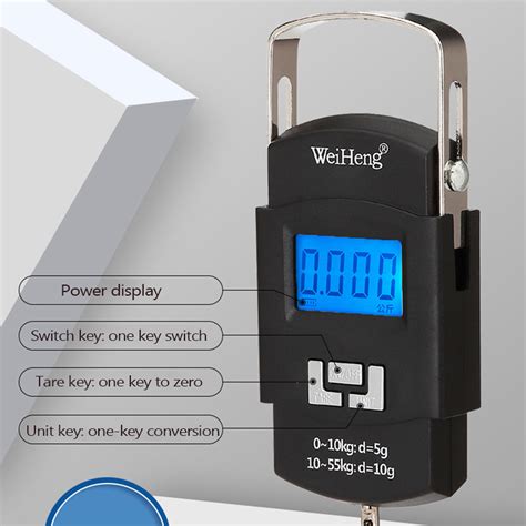 Weiheng Wh A25 Rechargeable Portable Electronic Scale Lcd Display