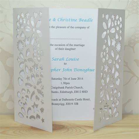 Gatefold Wedding Invitations Template
