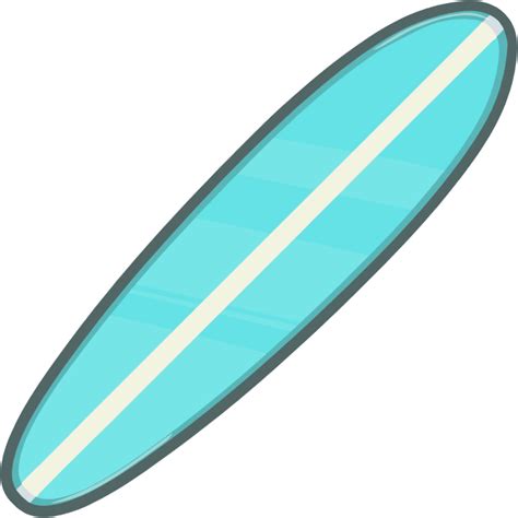 Hawaiian Surfboard Clipart Image Clipartix