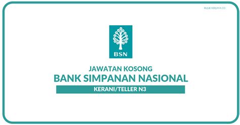 Klik pautan apply now di bawah untuk iklan penuh jawatan tersebut dan permohonan secara online. Jawatan Kosong Baru Kerani Bank Simpanan Nasional (BSN) 2021
