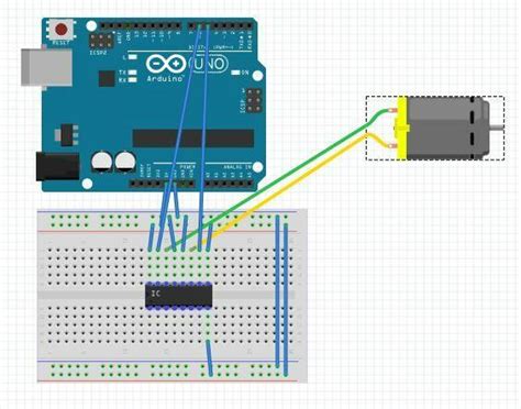 How To Use A L293d Chip With Arduino And A Motor Arduino Project Hub