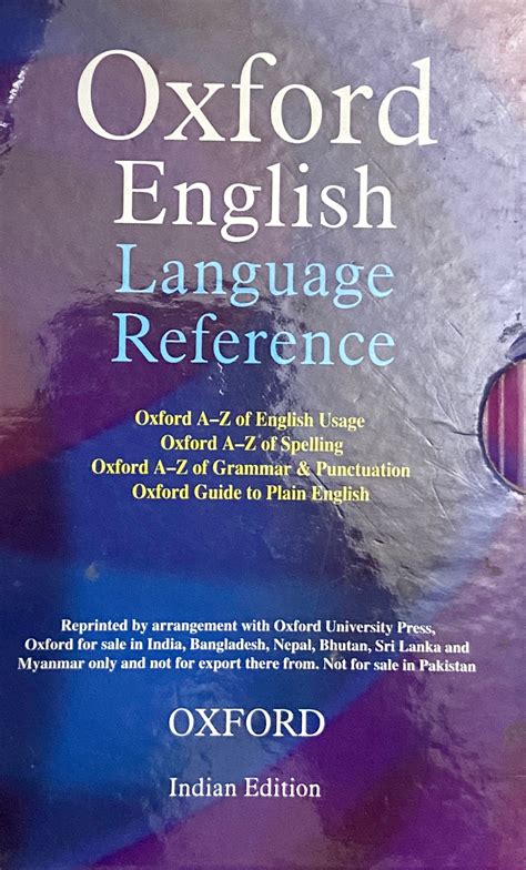 Oxford English Language Reference Set Of 4 Books Inspire Bookspace