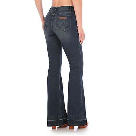 Womens Wrangler Retro High Rise Flare Jean Womens Jeans By Wrangler