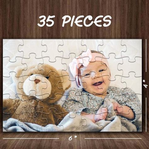 Personalized Photo Wooden Jigsaw Puzzles 35 To 1000 Pieces
