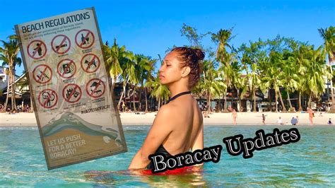 Boracay Updates Ang Mga Pinagbabawal Sa Beach Ng Boracay Youtube