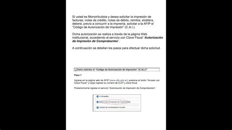 Entrá y acceder a todas tus constancias sin tener que cargar datos. Constancia de CAI Monotributo Afip Argentina - YouTube