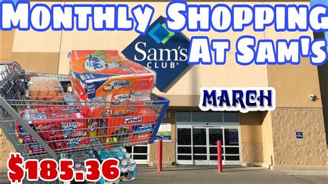 Monthly shop with me at Sam’s club | family of 5 #shopwithme #shopping