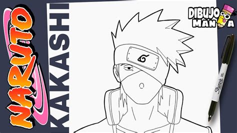 Como Dibujar Kakashi Sensei De Naruto Paso A Paso How To Draw