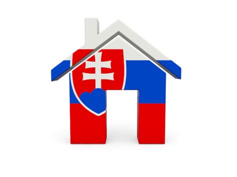 To differentiate this flag from the flag of the russian federation, the national coat of arms was added to the hoist side. Home icon. Illustration of flag of Slovakia