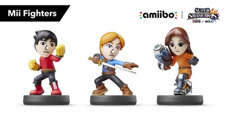 Amiibo Fotos Do 3 Pack Mii Fighters