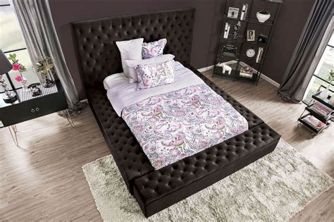 Davida Black King Size Bed Cm Bk Ek Furniture Of America King Size