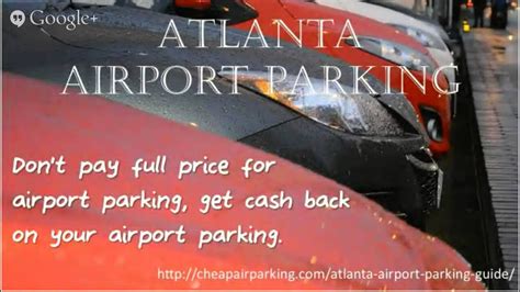 Atlanta Airport International Parking Rates Youtube