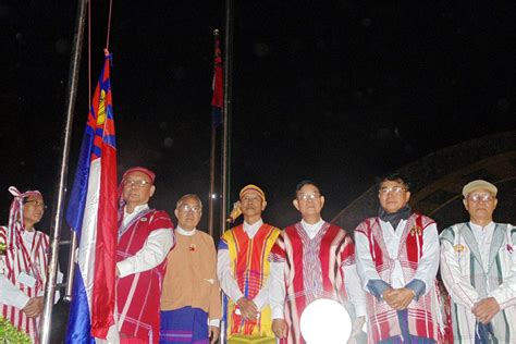 Kayin New Year Celebrated In Ygns National Races Village Myanmar