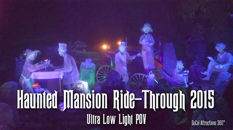 Outstanding Low Light Haunted Mansion Ride Through Pov Disneyland Haunted Mansion Ride