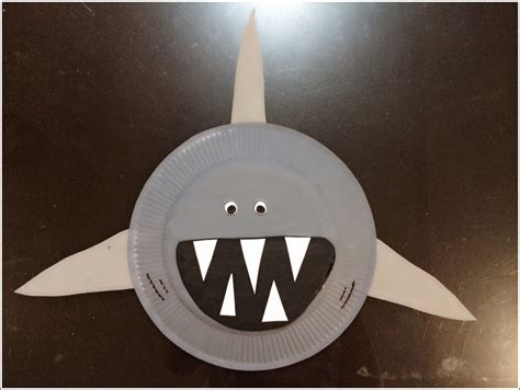 Paper Plate Shark Craft For Kids ⋆ Home Is Where My Heart