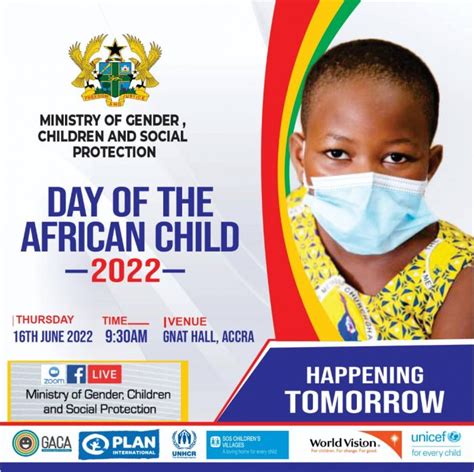 Celebration Of Day Of The African Child 2022 Ministry Of Gender