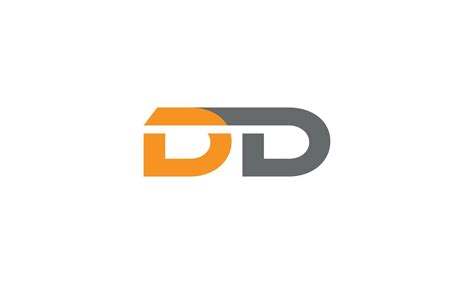 diseño de logotipo dd. diseño inicial del logotipo de la letra dd