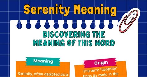 Serenity Meaning What Is The Meaning Of This Word 7esl