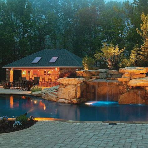 Great ideas 21 backyard projects for spring with images. Pool Tour: Backyard-Turned-Paradise | Pool houses, Swim ...