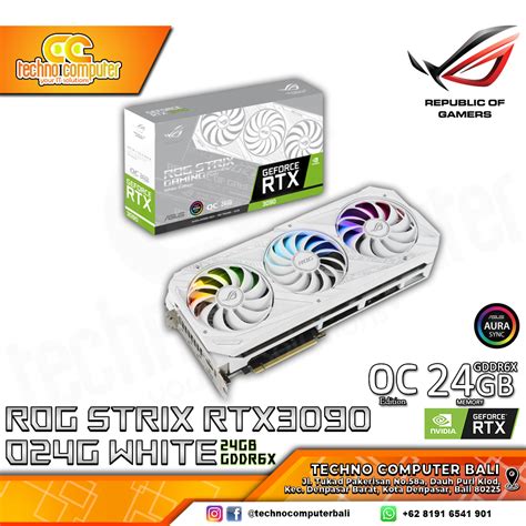 Asus Rog Strix Nvidia Geforce Rtx 3090 White Oc Edition 24gb Gddr6x