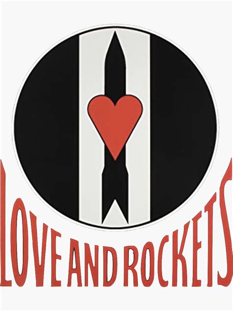 Love And Rockets Sticker For Sale By Dawson Designs Redbubble