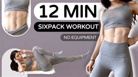 MIN SIXPACK ABS WORKOUT No Equipment Quick Routine To Lose Belly