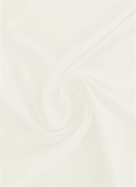Buy Ethnovogue White Crepe Fabric Faux Crepe Blended Solids Online