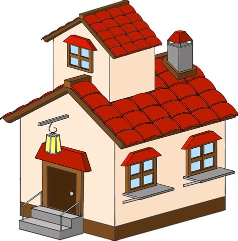 House Clip Art Cartoon House Png Download 15661600 Free