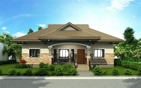 1 and 2 bedroom home plans may be a little too small, while a 4 or 5 bedroom design may be too expensive to build. 3-Bedroom Bungalow House Concept | Pinoy ePlans