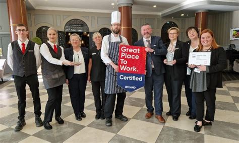 Laois Hotel Scoops Two Accolades At Best Workplace Awards Ceremony Laois Today