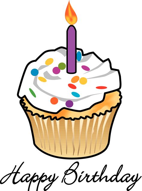 Birthday Cupcake Drawing At Getdrawings Free Download